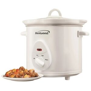 Brentwood Sc-135w 3qt Slow Cooker White Body New💎